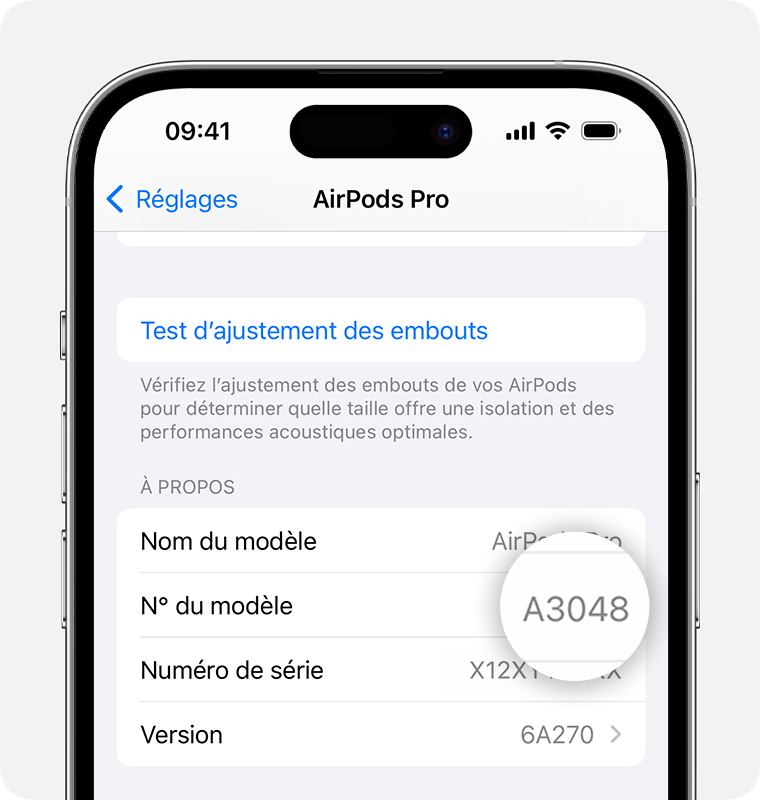 Identifier vos AirPods - Assistance Apple