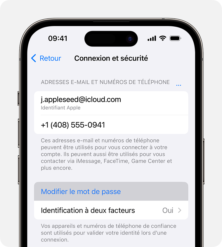 Oubli du mot de passe associé à votre identifiant Apple - Assistance Apple  (FR)