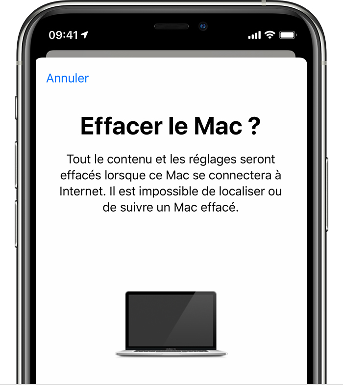 En cas de perte ou de vol de votre ordinateur Mac - Assistance Apple (FR)