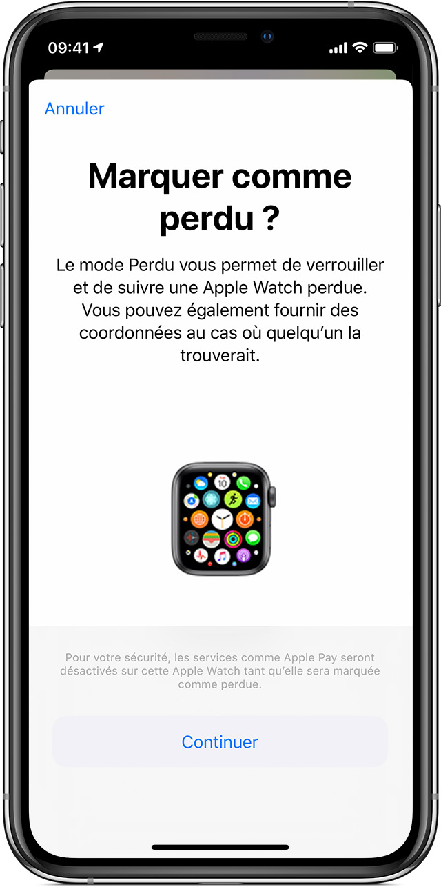 localiser mon apple watch