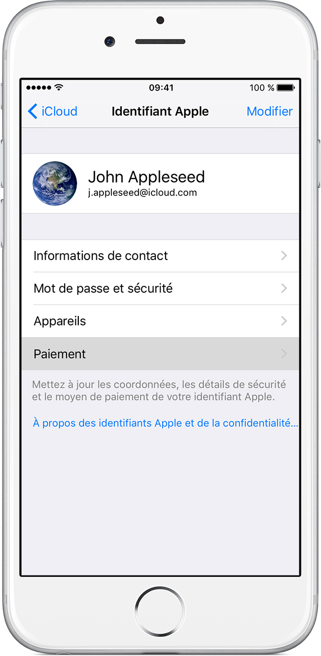 Modifier Le Numero De Telephone Associe A L'identifiant Apple Gestion des informations de votre identifiant Apple - Assistance Apple