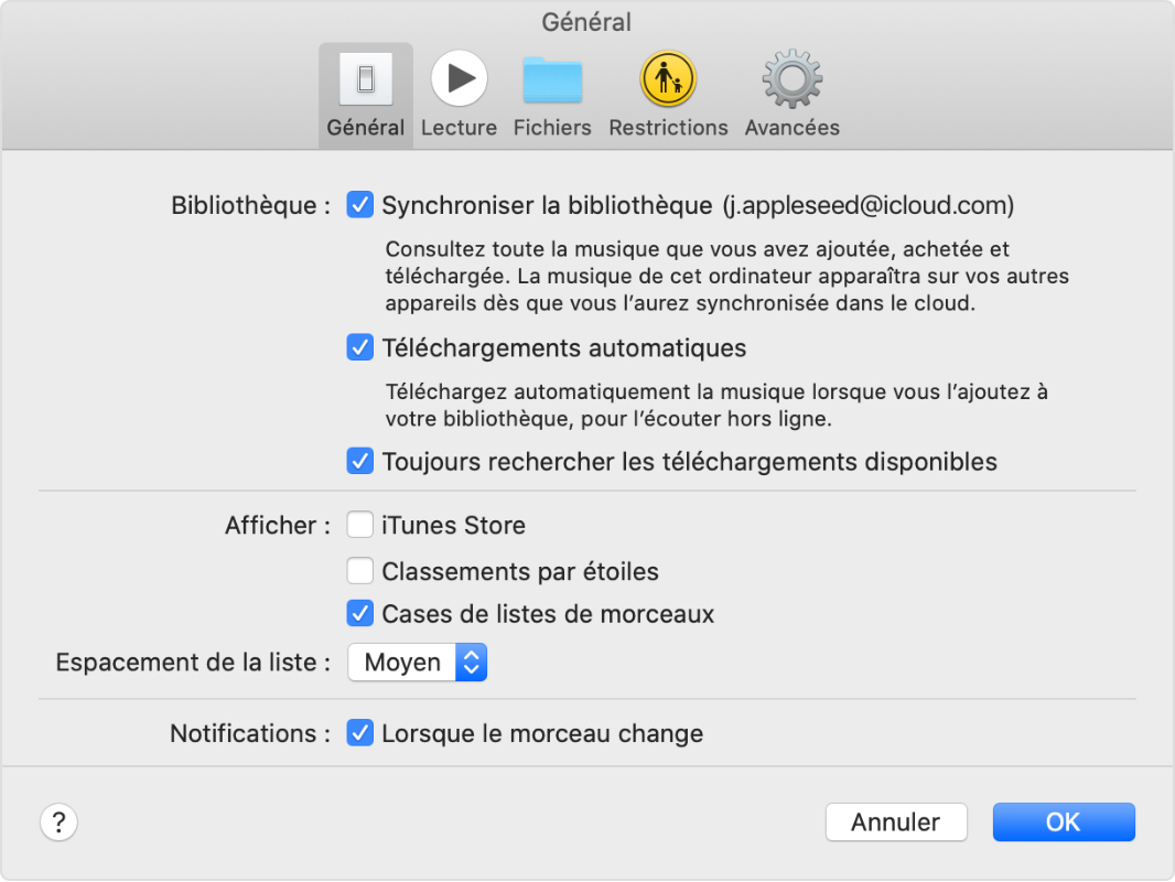 Activer la synchronisation de la bibliothèque avec Apple Music - Assistance  Apple (FR)