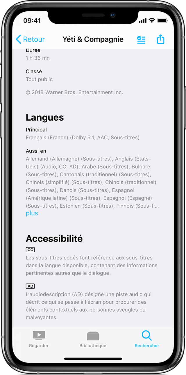 Modifier Les Sous Titres Ou La Langue De L App Apple Tv Et Des