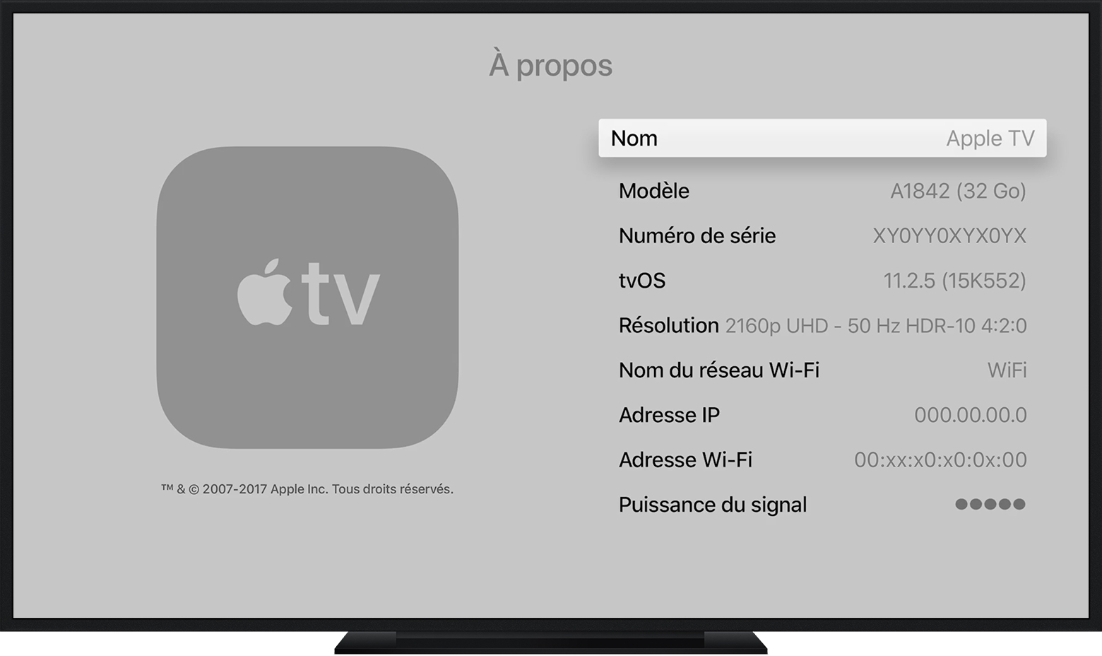 Identification Du Modele De Votre Apple Tv Assistance Apple