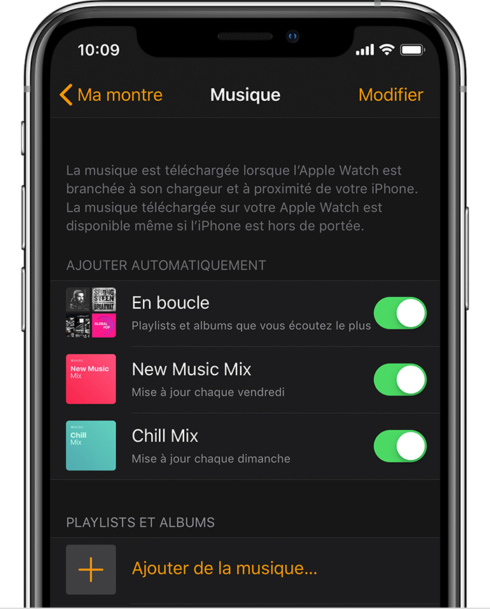 Iphone Playing Music On Apple Watch Apple Music Mettre Musique