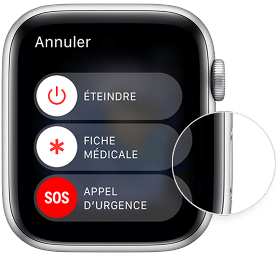 Redémarrer votre Apple Watch - Assistance Apple (TN)