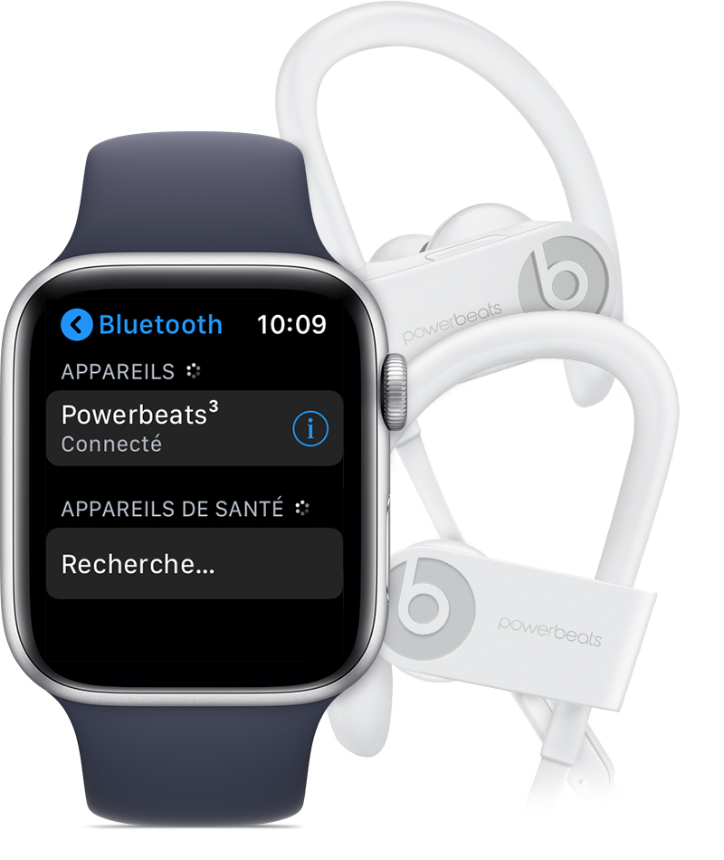 connect powerbeats to apple watch