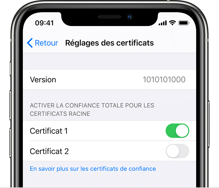 Approuver Les Profils De Certificat Installes Manuellement Sous Ios Et Ipados Assistance Apple Approuver Les Profils De Certificat Installes Manuellement Sous Ios Et Ipados Assistance Apple