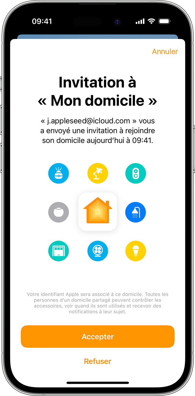 Ajouter un accessoire à l'app Maison - Assistance Apple (FR)