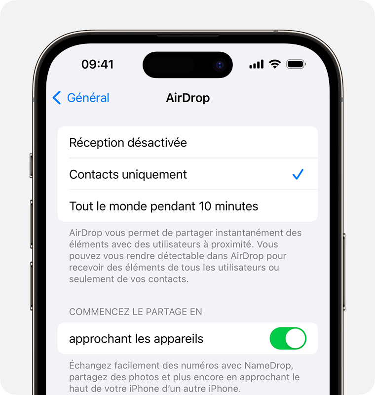 Comment utiliser AirDrop sur votre iPhone ou iPad - Assistance Apple (FR)