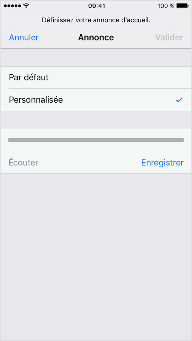 Messagerie vocale visuelle sur votre iPhone Assistance Apple
