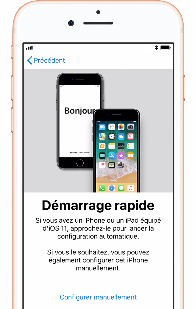 Configuration de votre iPhone, iPad ou iPod touch Assistance Apple