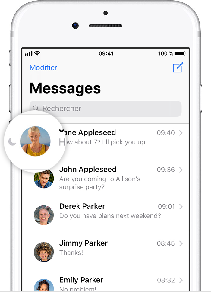 Utilisation de l’app Messages sur un iPhone, iPad ou iPod touch Assistance Apple