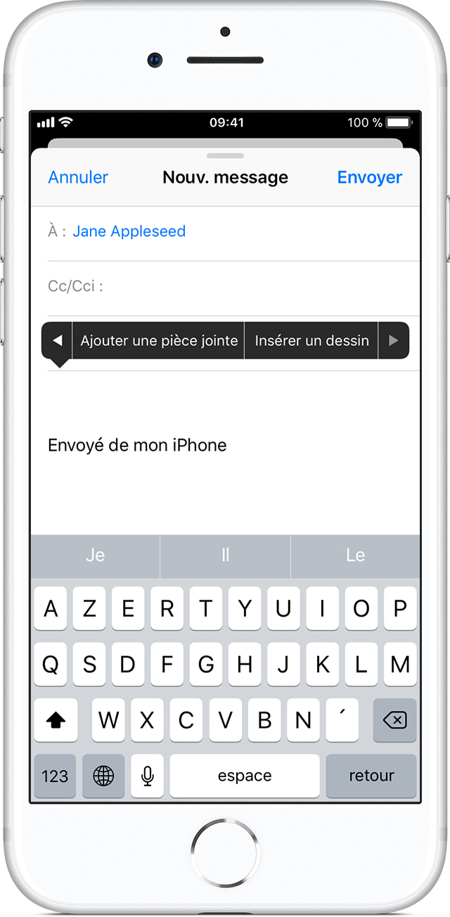 Envoyer des pièces jointes dans Mail sur votre iPhone, iPad et iPod touch Assistance Apple