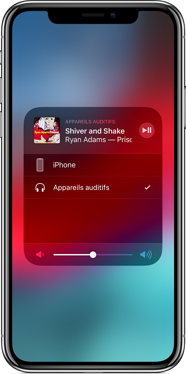 écoute En Temps Réel Iphone Utilisation de la fonction d’écoute en temps réel avec un appareil