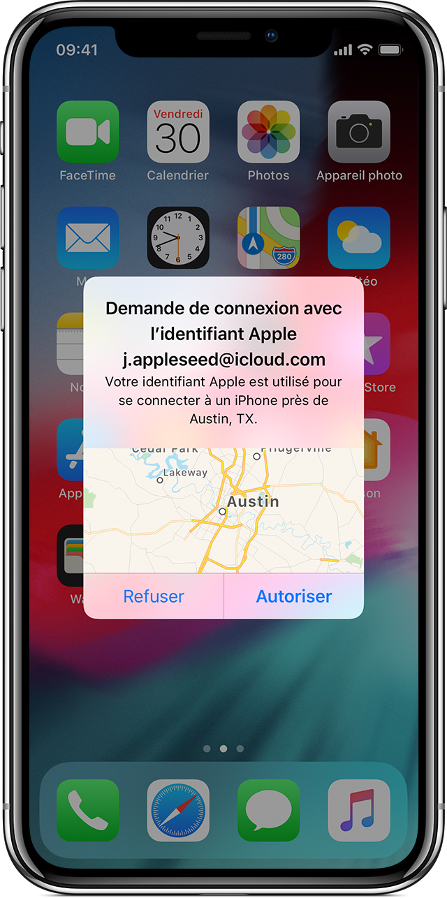 Obtention D Un Code De Validation Et Connexion A L Aide De L Identification A Deux Facteurs Assistance Apple