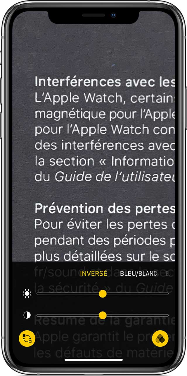 Utiliser la loupe avec votre iPhone ou iPad Assistance Apple