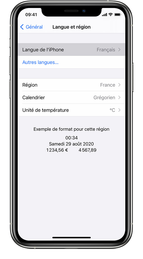 Changement De La Langue Utilisee Sur Votre Iphone Ipad Ou Ipod Touch Assistance Apple Changement De La Langue Utilisee Sur Votre Iphone Ipad Ou Ipod Touch Assistance Apple