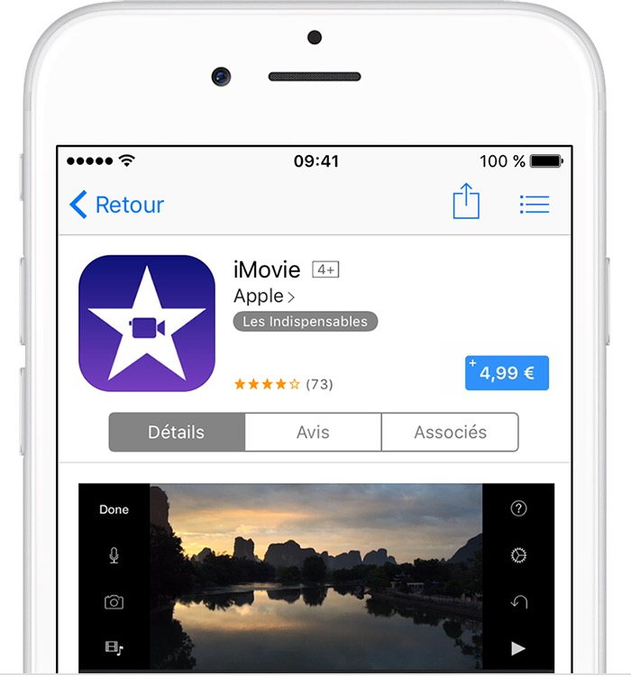 Utilisation de l’application App Store Assistance Apple
