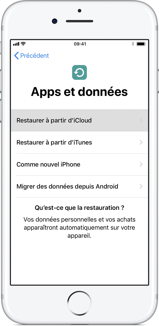 backup icloud l ancien du appareil sur de Transfert votre contenu iOS backup icloud l ancien du appareil sur de Transfert votre contenu iOS