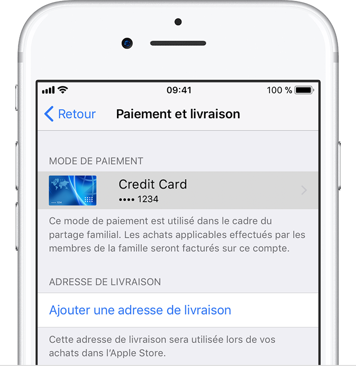 Comment Changer Le Mode De Paiement Sur Iphone Achats et paiements effectués par des membres de la famille