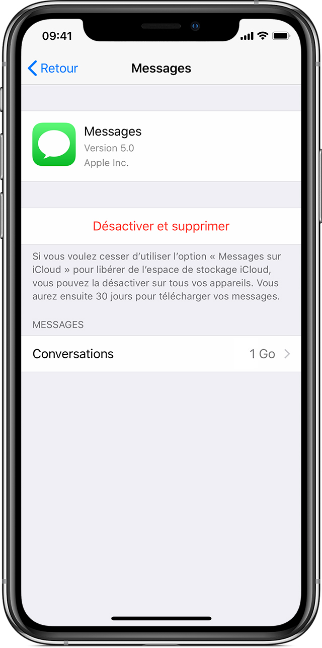 Supprimer des messages dans iCloud - Assistance Apple (FR)