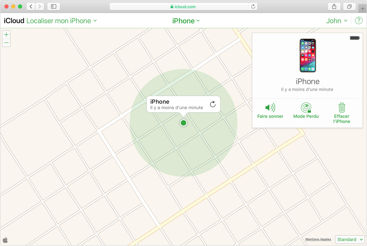 Comment désactiver la fonction ''Localiser mon iPhone'' si mon iPhone ne s'allume plus - AndroMac