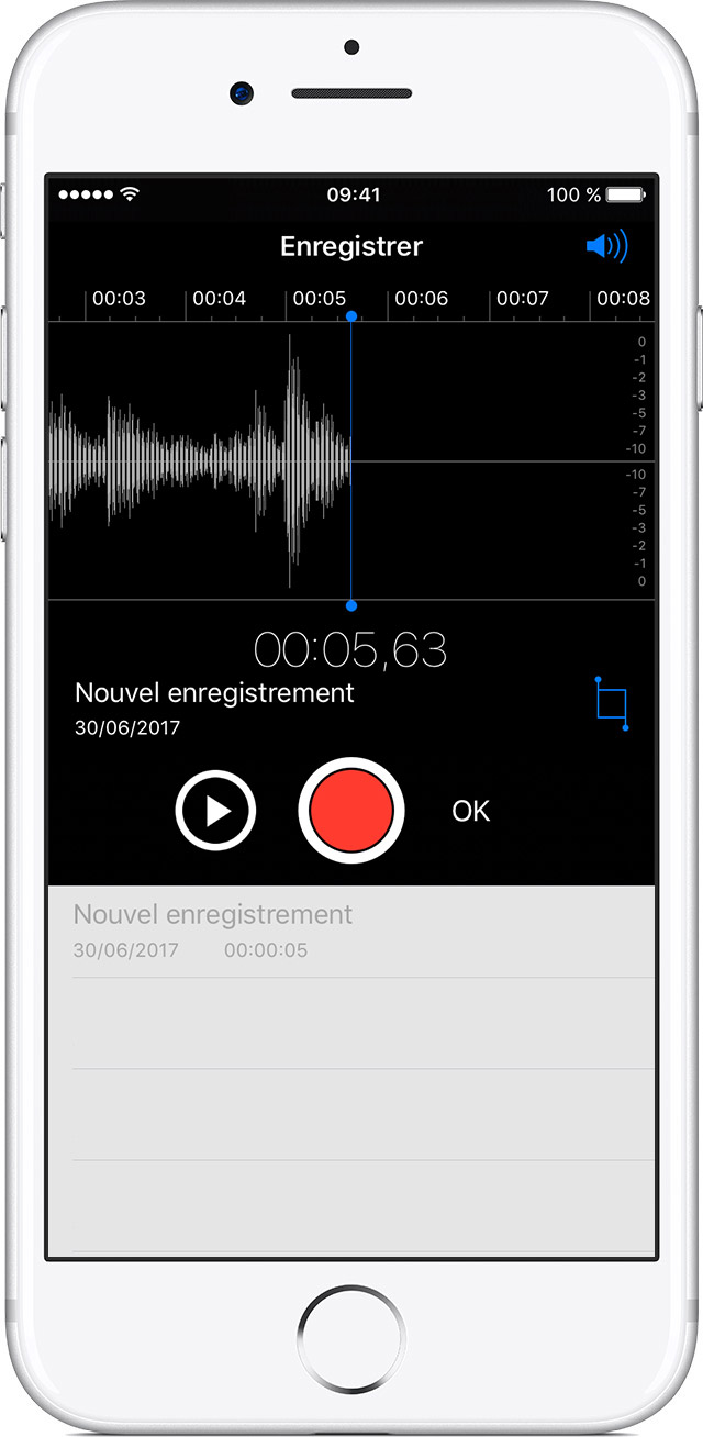 comment extraire un fichier dictaphone iphone