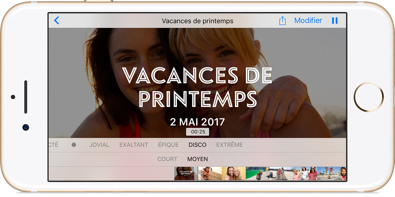 Profiter de vos Souvenirs dans Photos Assistance Apple