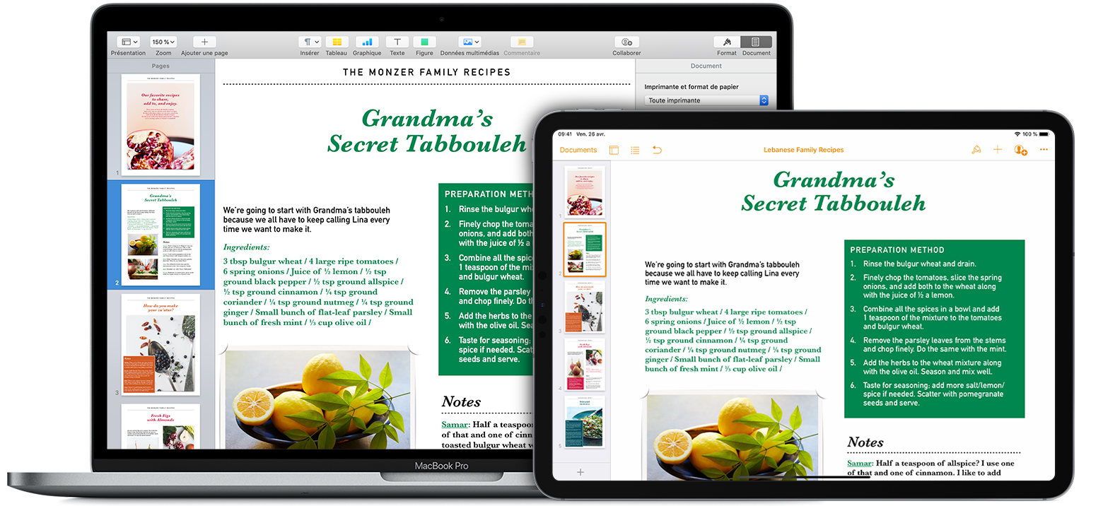 Mise En Page De Vos Documents Dans Pages Assistance Apple