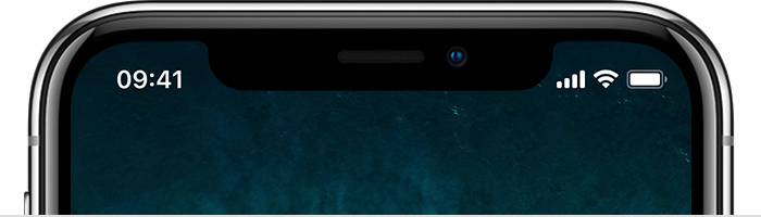 Iphone Flou En Haut A Gauche Icônes d’états et symboles sur votre iPhone - Assistance Apple
