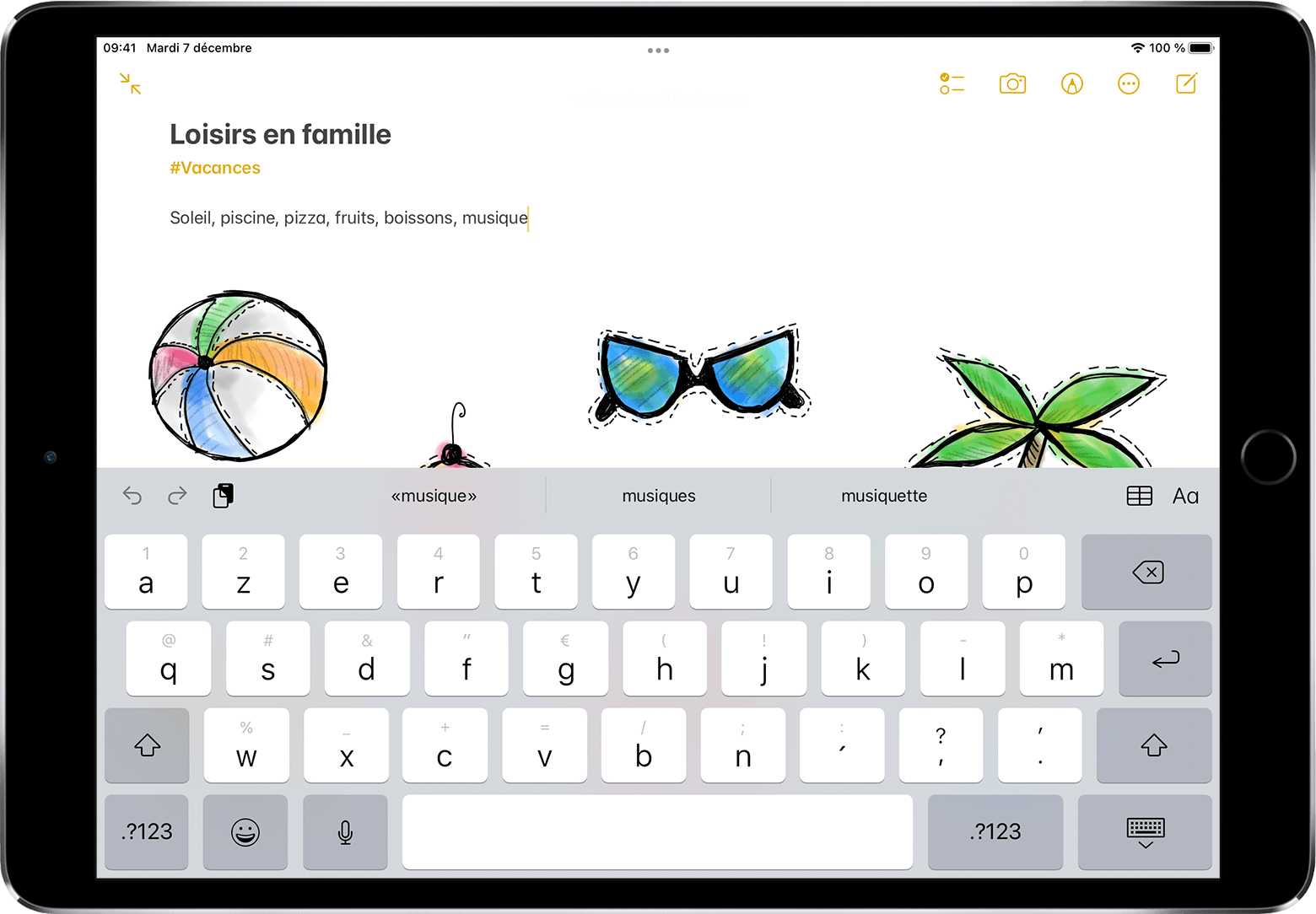 Utiliser le clavier flottant sur votre iPad - Assistance Apple (FR)