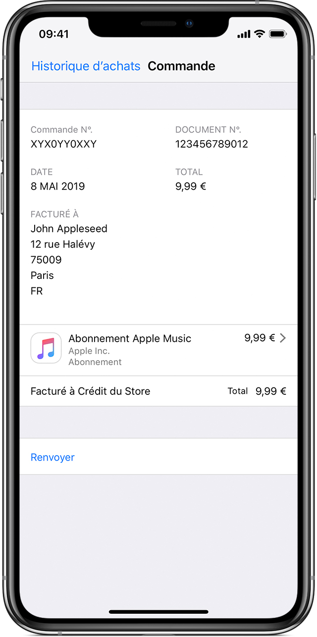 Facturation des achats effectués dans l'App Store ou l'iTunes Store -  Assistance Apple