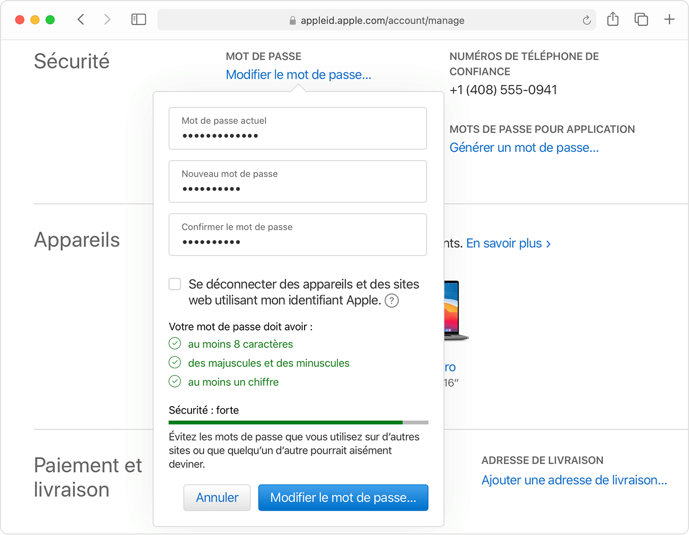 Modification Du Mot De Passe Associe A Votre Identifiant Apple Assistance Apple Lu Modification Du Mot De Passe Associe A Votre Identifiant Apple Assistance Apple Lu