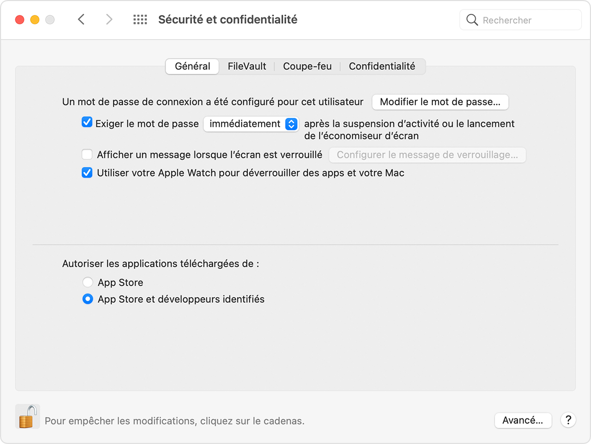 Déverrouiller Mac avec Apple Watch ne ma… Communauté Apple