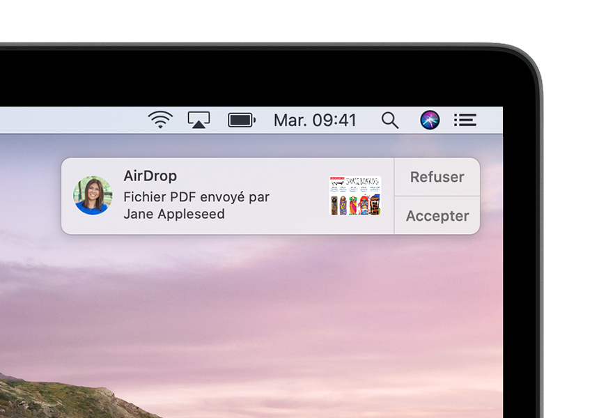 Utilisation D Airdrop Sur Votre Mac Assistance Apple