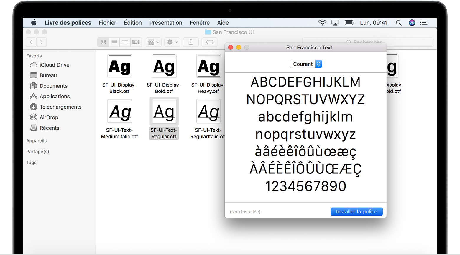 how to add fonts to mac word doc