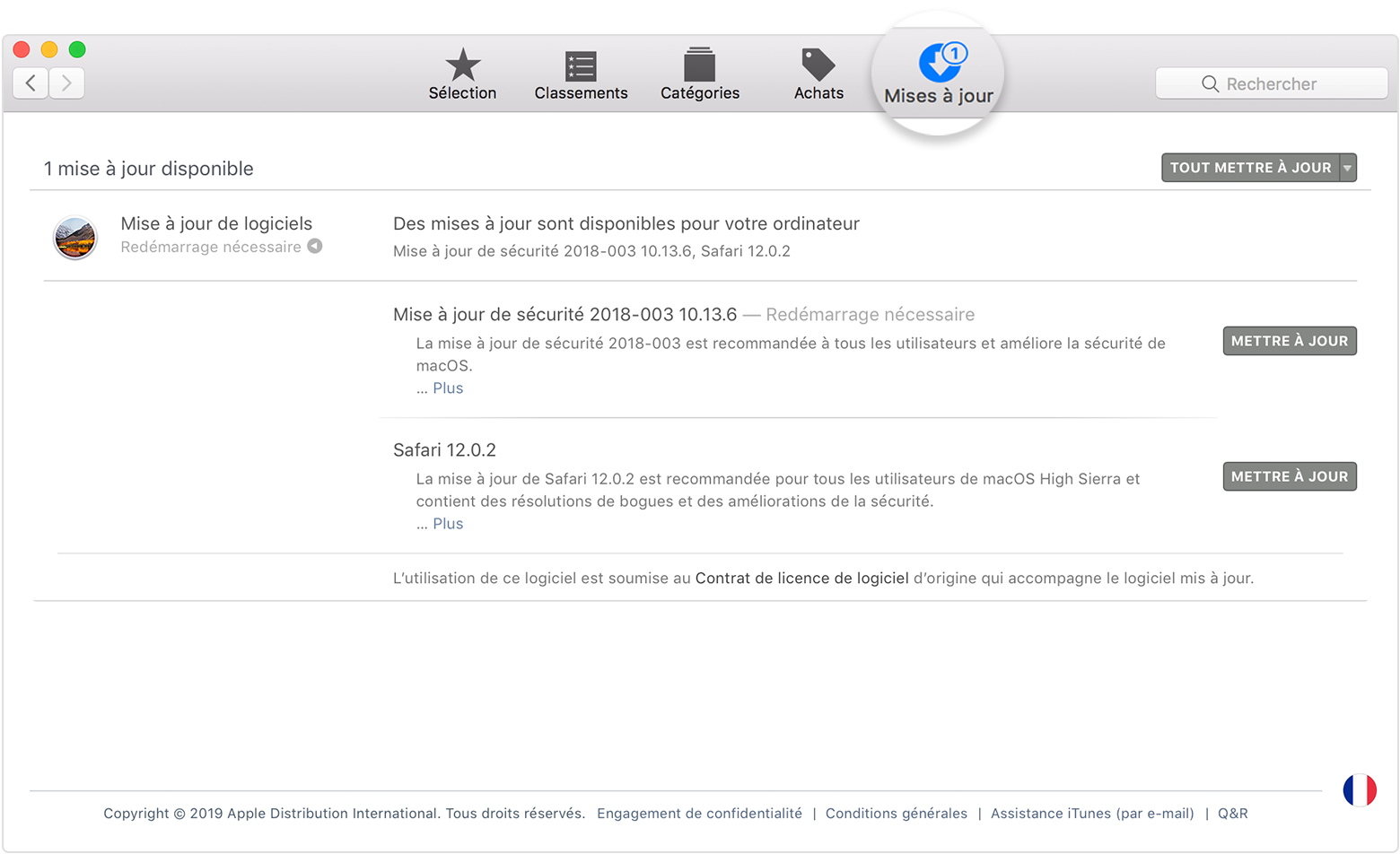 Procedure De Mise A Jour Des Logiciels De Votre Mac Assistance Apple