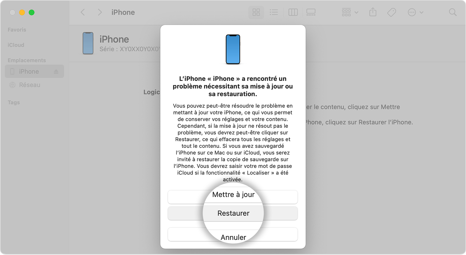 Si vous avez oublié le code d'accès de votre iPhone - Assistance Apple (FR)