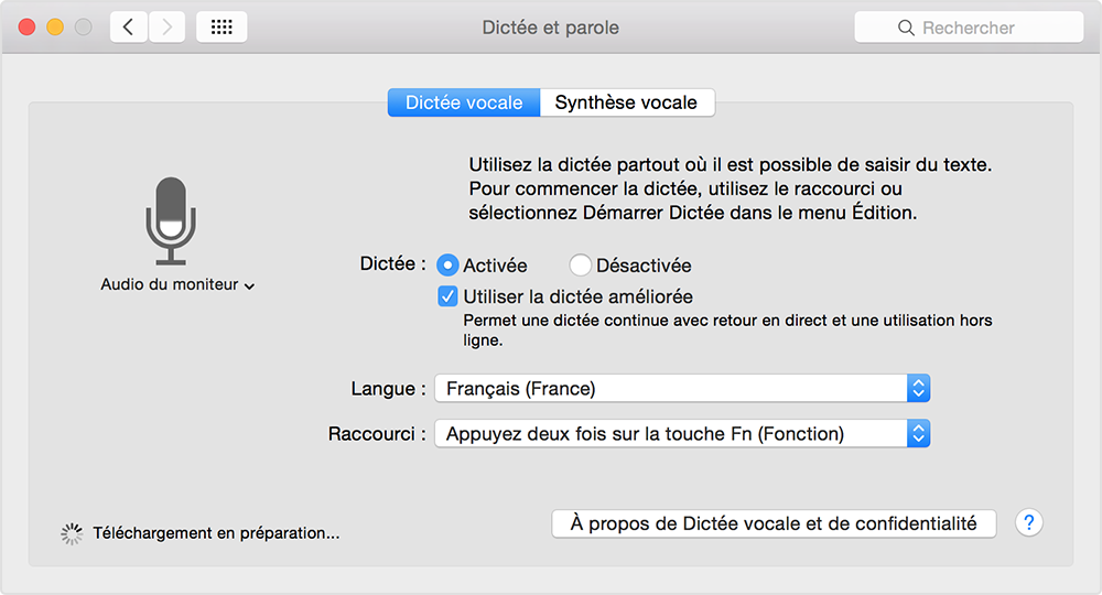 comment arreter l aide vocal sur mac