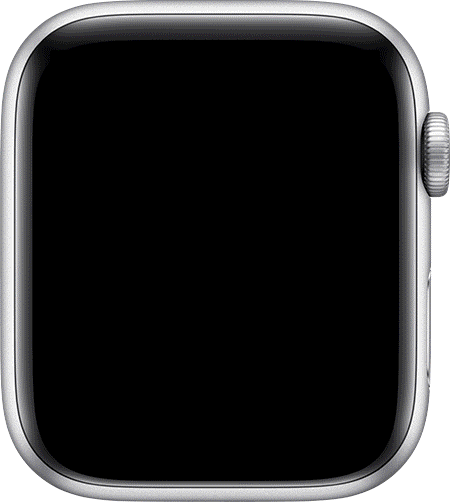 קובץ GIF מונפש של עיצוב שעון Apple Watch עם העדכון 'עמדת בשלושת היעדים!' הודעה