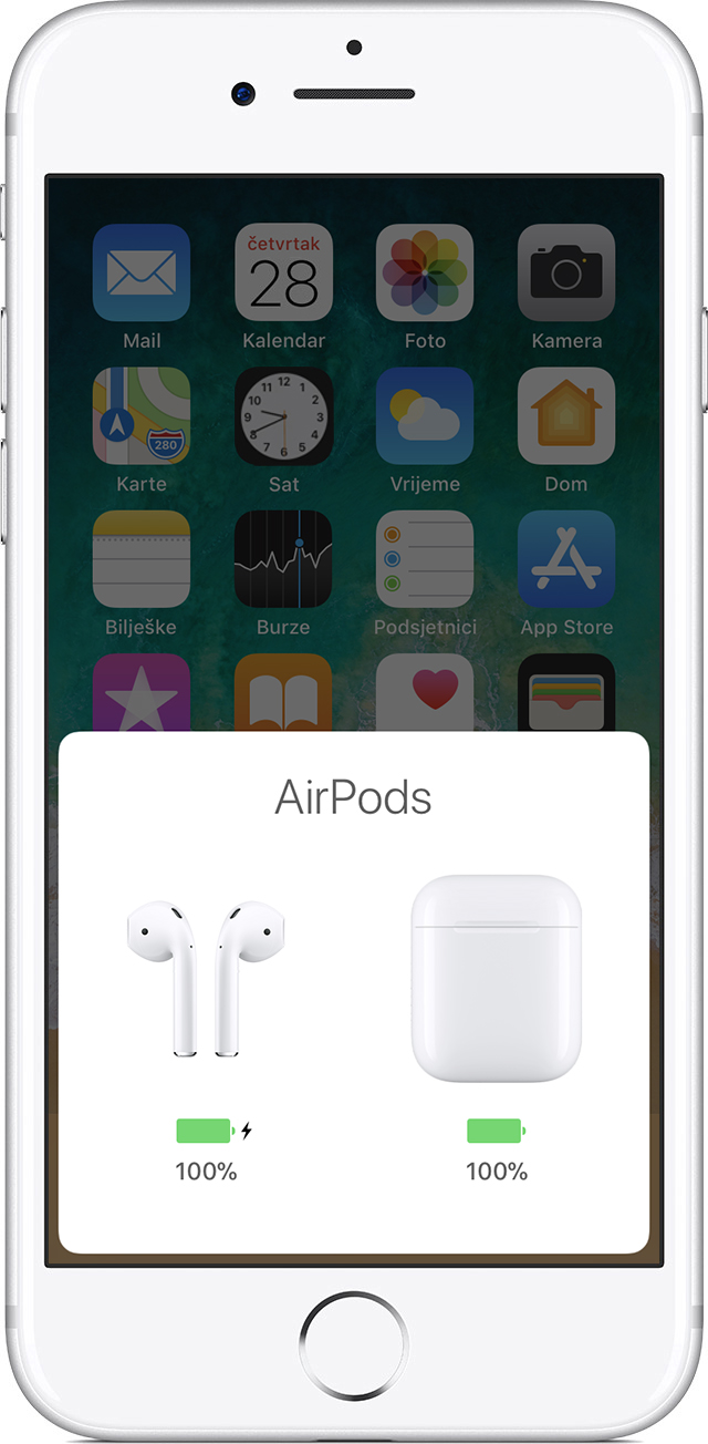 Charge your AirPods with charging case and learn about battery life