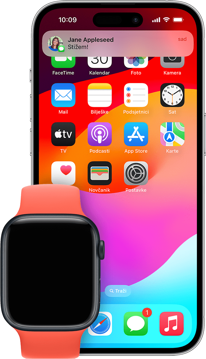 Obavijesti na Apple Watch uređaju - Apple Podrška (HR)
