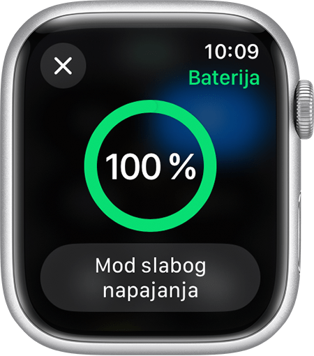 Provjera baterije i punjenje Apple Watch uređaja - Apple Podrška (HR)