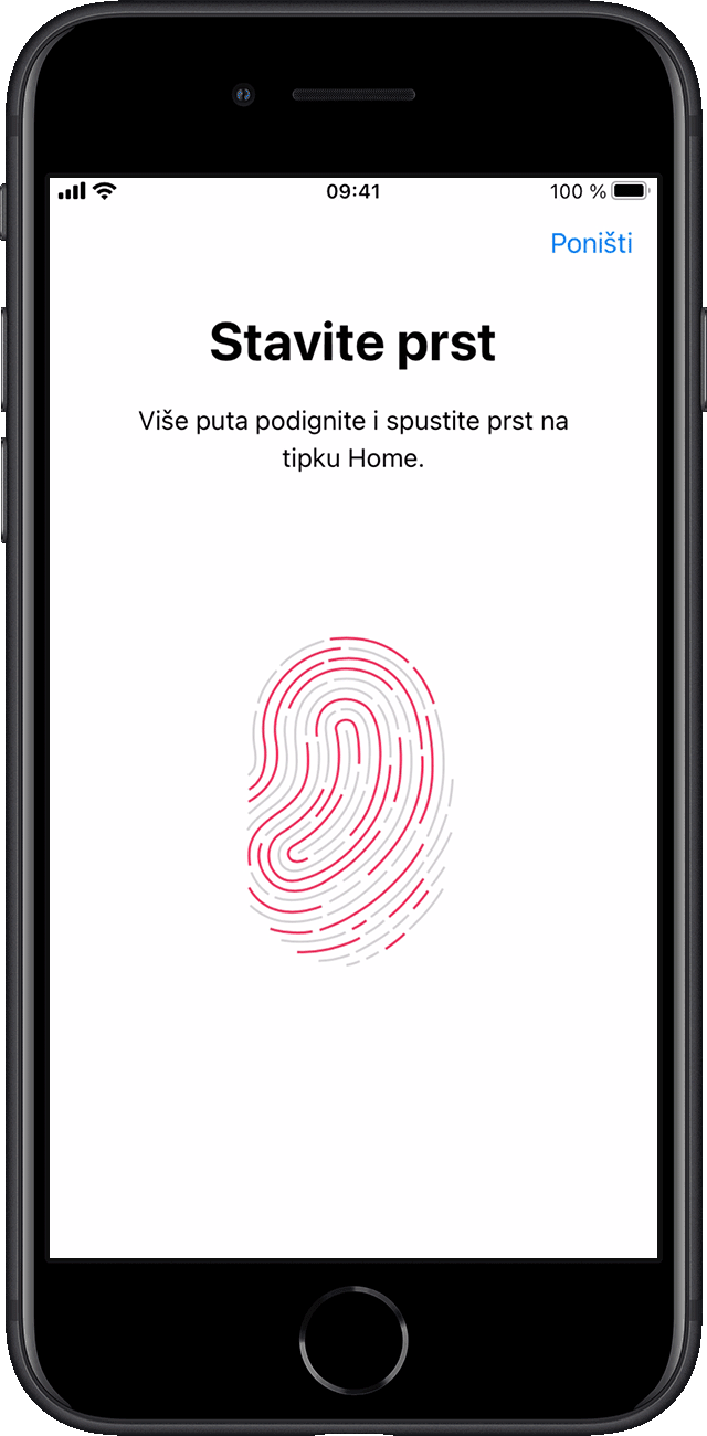 Korištenje Touch ID-a na iPhone i iPad uređajima - Apple Podrška (HR)