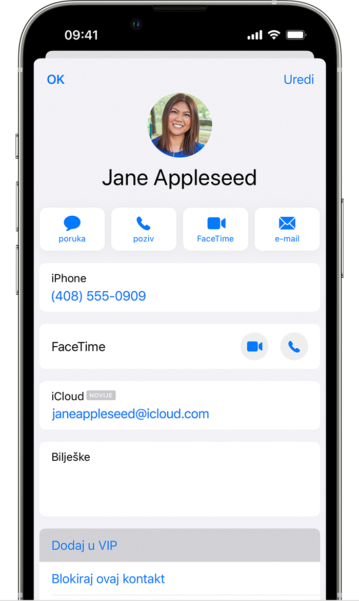 Dodavanje kontakata na VIP popis u aplikaciji Mail u sustavu iOS 15