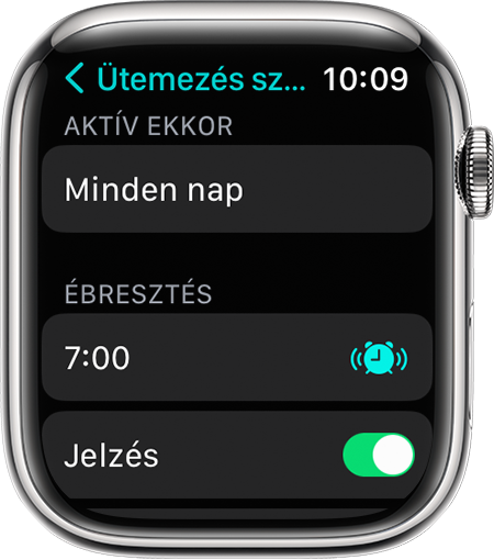 Az alvás nyomon követése az Apple Watchon és az Alvás funkció használata  iPhone-on - Apple Támogatás (HU)
