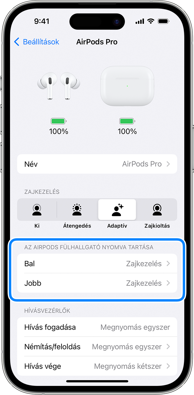 Az AirPods és az AirPods Pro beállításainak módosítása - Apple Támogatás  (HU)
