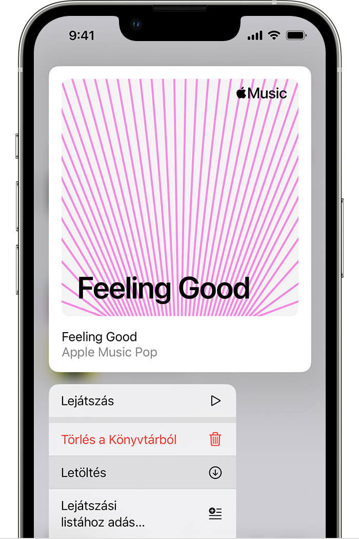 Zenék hozzáadása és letöltése az Apple Musicból - Apple Támogatás (HU)