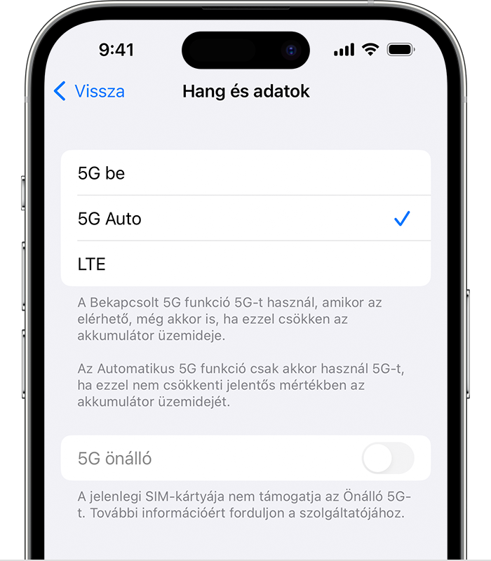 Az 5G használata iPhone-on - Apple Támogatás (HU)